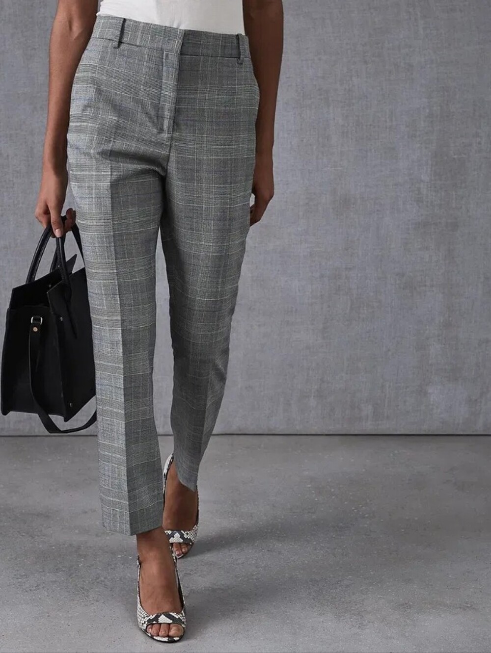 REISS | $225 Joss Checkered Trousers